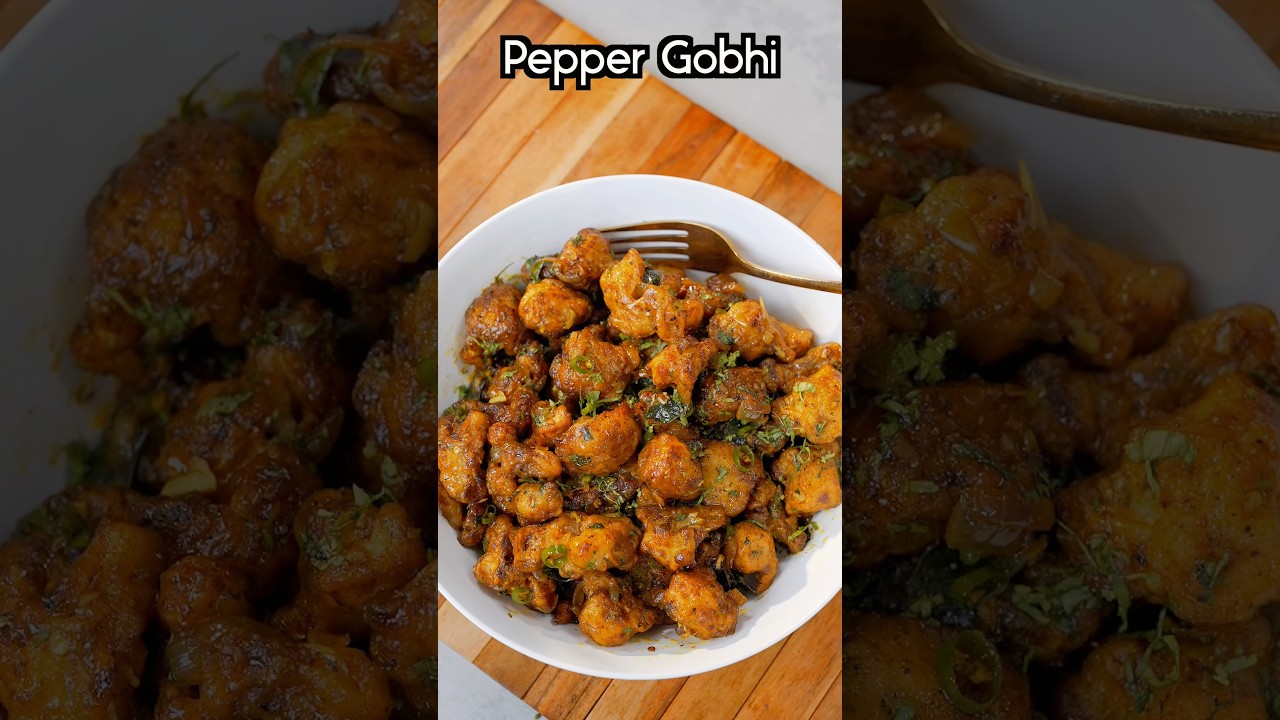 Karnataka Famous Pepper Gobi #bharatzkitchen #food #cooking #recipe