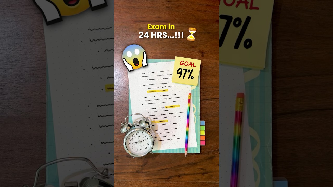 One Day is Enough 🔥😎 A Clever Way to Study for Exams #study #studytips #exams