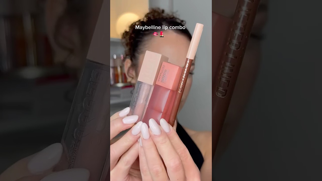 Maybelline lip combo #makeup #lipcombo #makeuptutorial