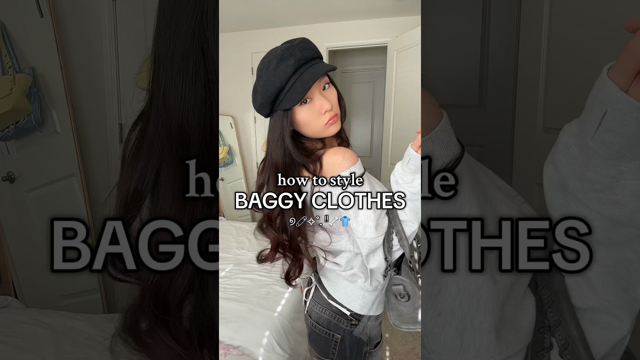 how to ACTUALLY look cute in baggy clothes! for my girls who don’t like tight tops :) #outfitinspo