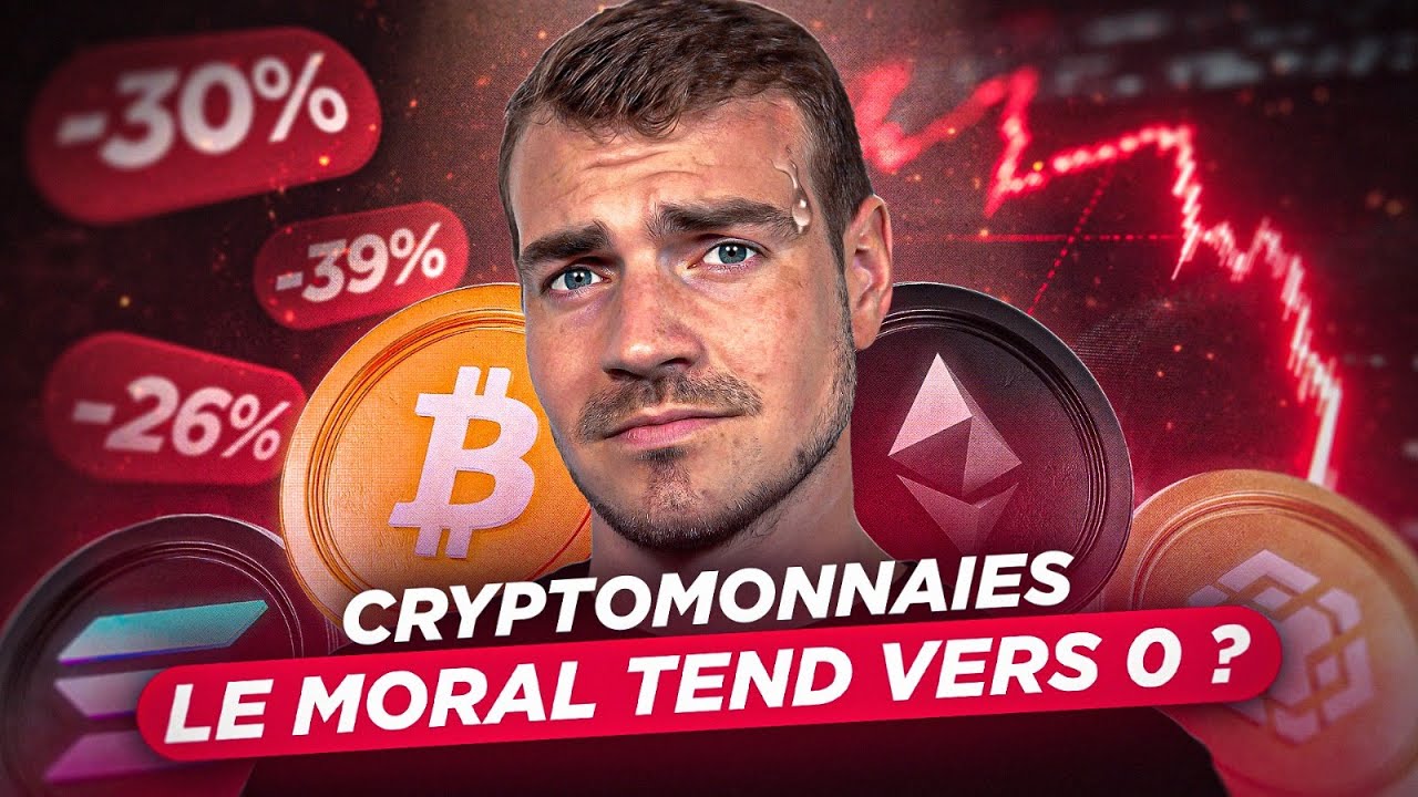 Baisse générale, peur extrême. Que se passe-t-il sur les cryptos ?