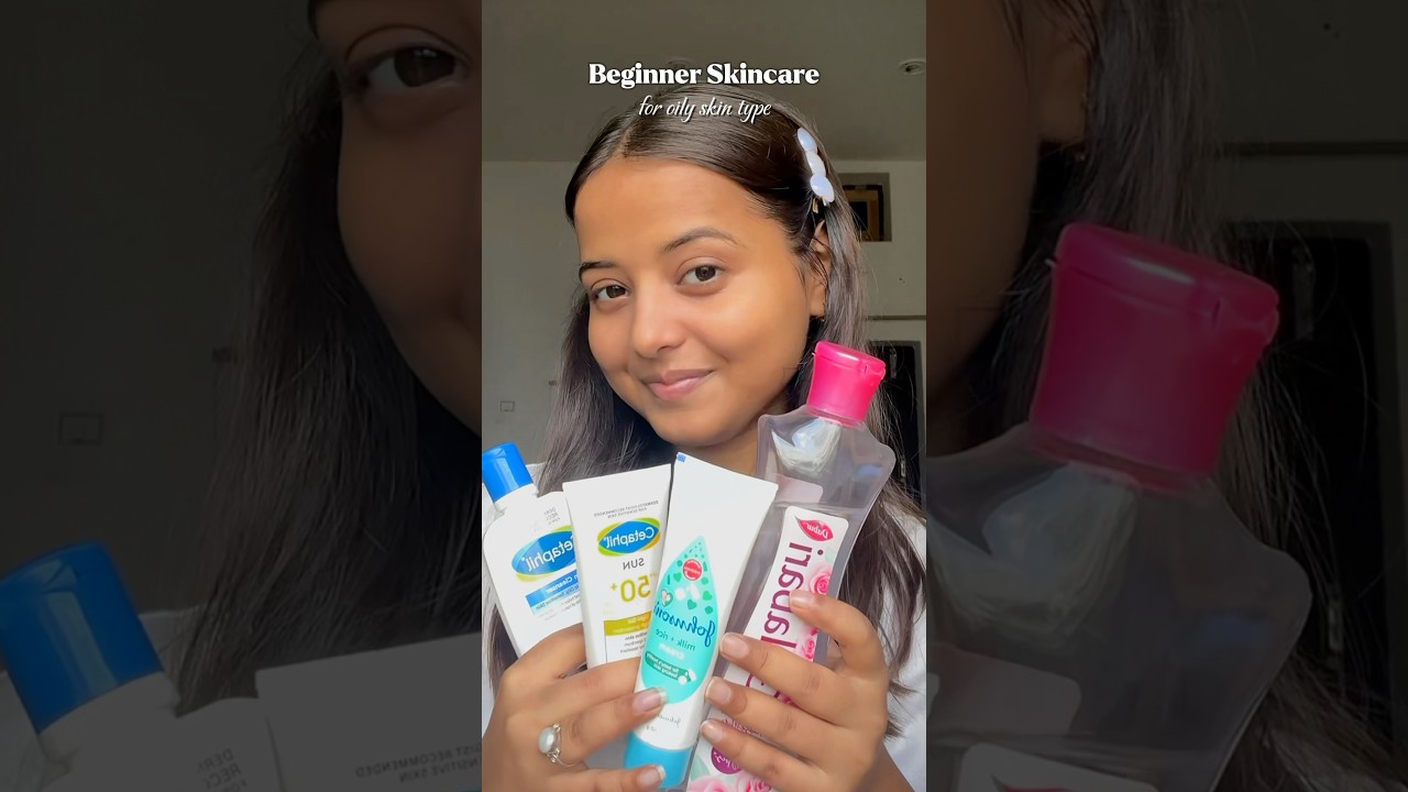 Skincare for oily skin type🥹✨ #shorts #shortvideo #ytshorts #skincare #oilyskin #makeuptips