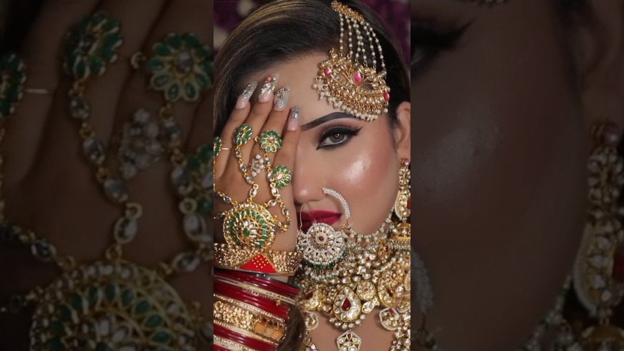 Muslim #pakistani bridal makeup tutorial step by step #@ASstudio2526-n3o