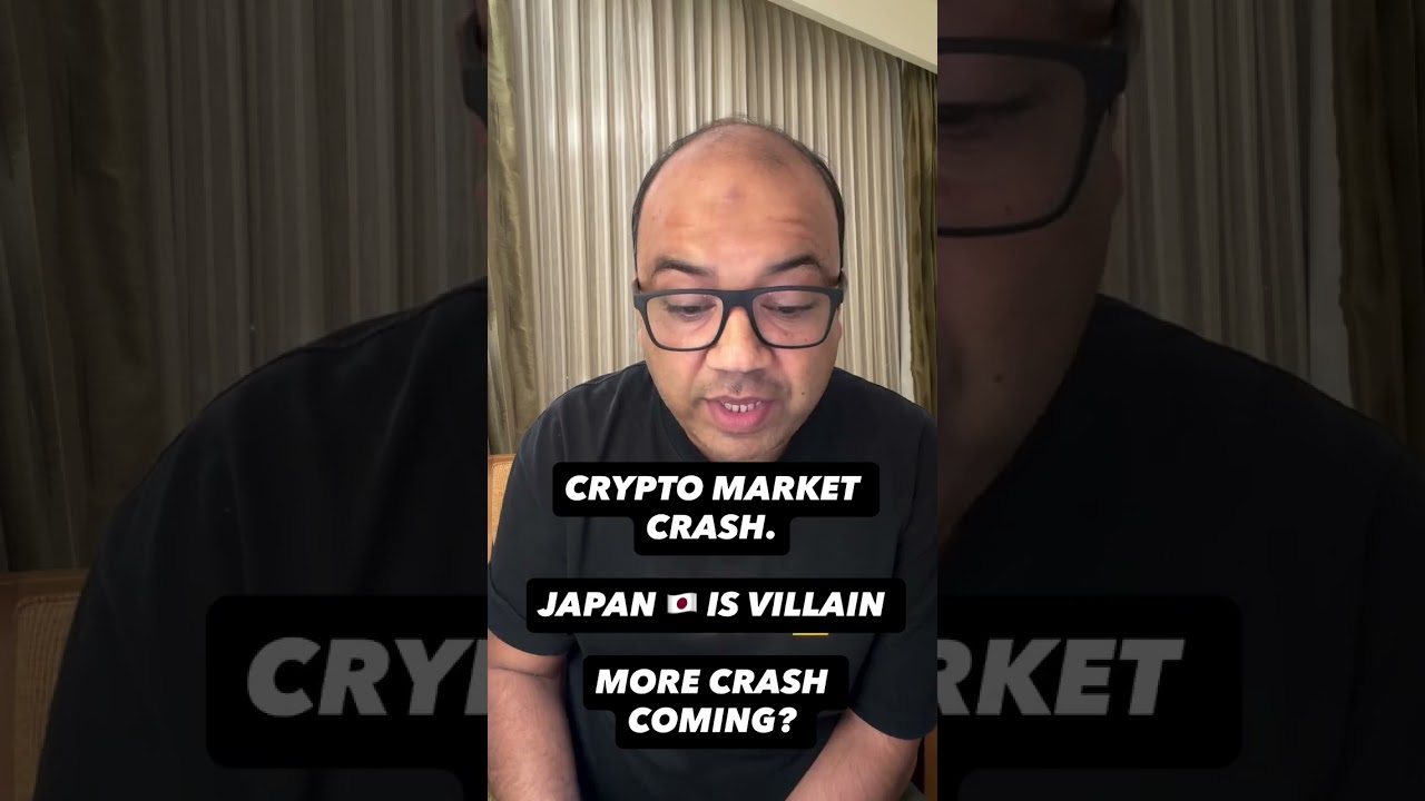 Crypto Market Crash. Japan is Villain