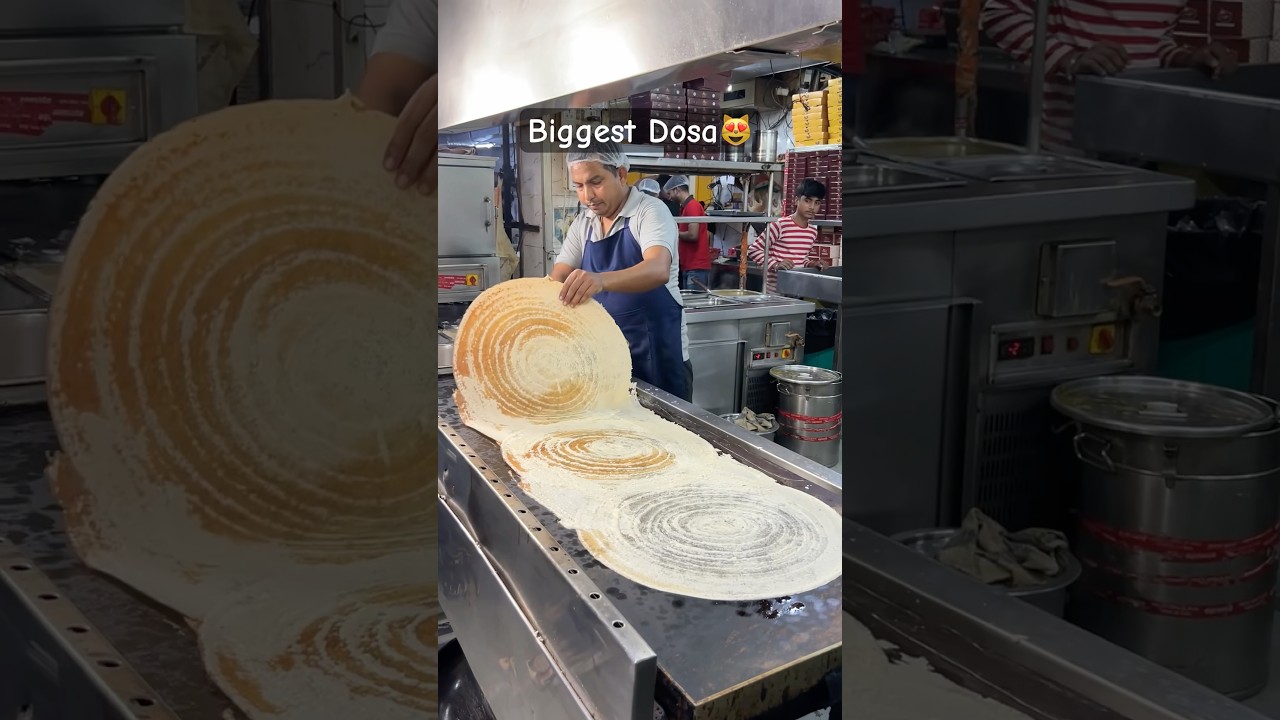 India’s First Biggest Dosa In Just 500/-😻 | Indian Street Food #shorts
