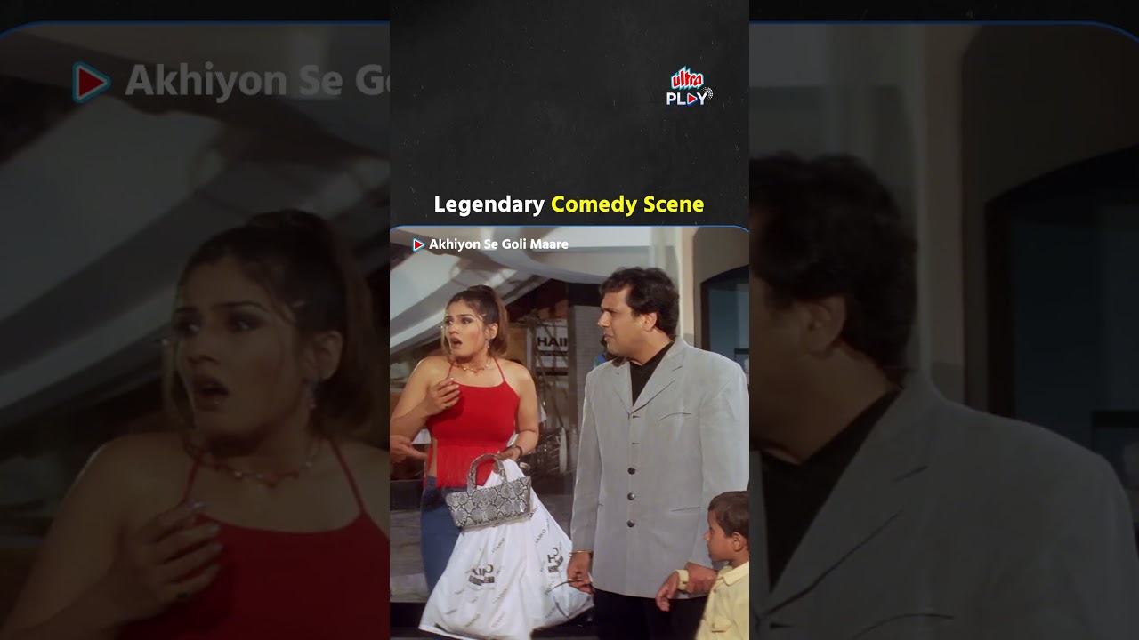 Govinda & Raveena Tandon’s Funniest Scene Ever 😂 | Akhiyon Se Goli Maare | Comedy | Ultra Play OTT