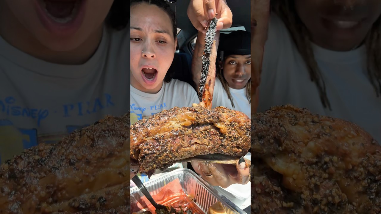 First Time Trying a Dino Rib at The Best BBQ Smokehouse in Our State?