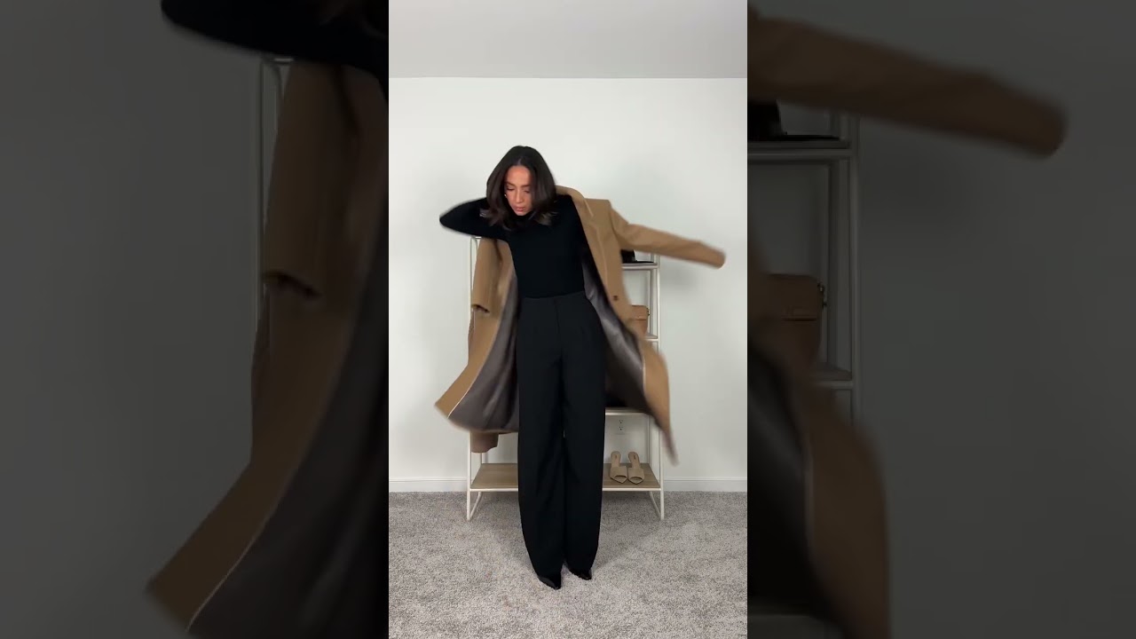 Winter office outfit idea 🖤 #workwear #businesscasual #corporate