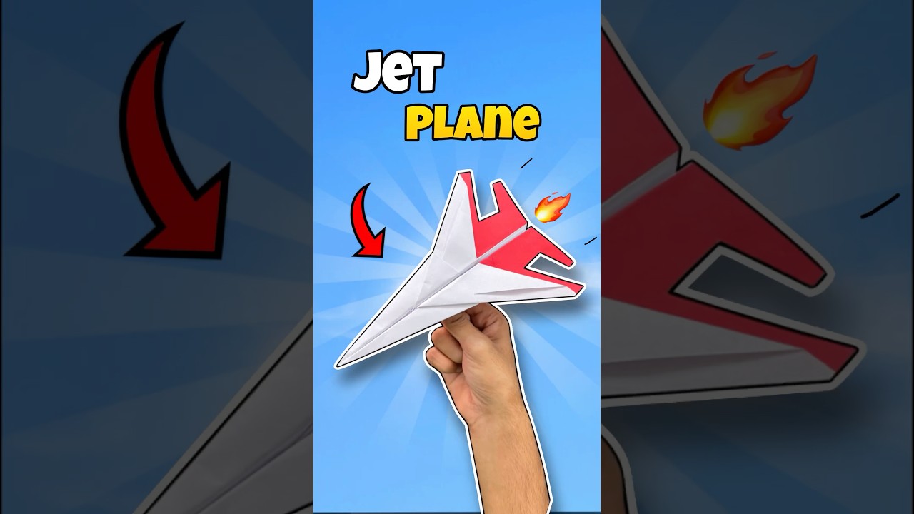 How to Make Jet Paper Plane that Actually Fly