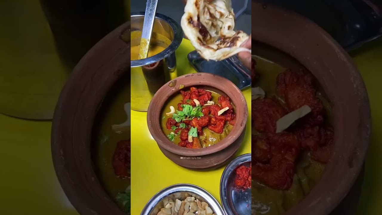 👌Man Paanai Dum Parotta Making #shorts