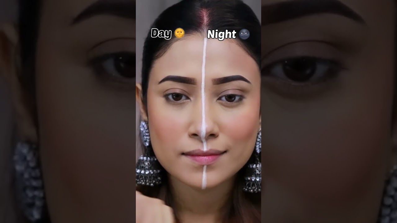 ☀️Day Vs🌙Night Makeup Look😍 | #shorts | SUGAR⁩ Cosmetics