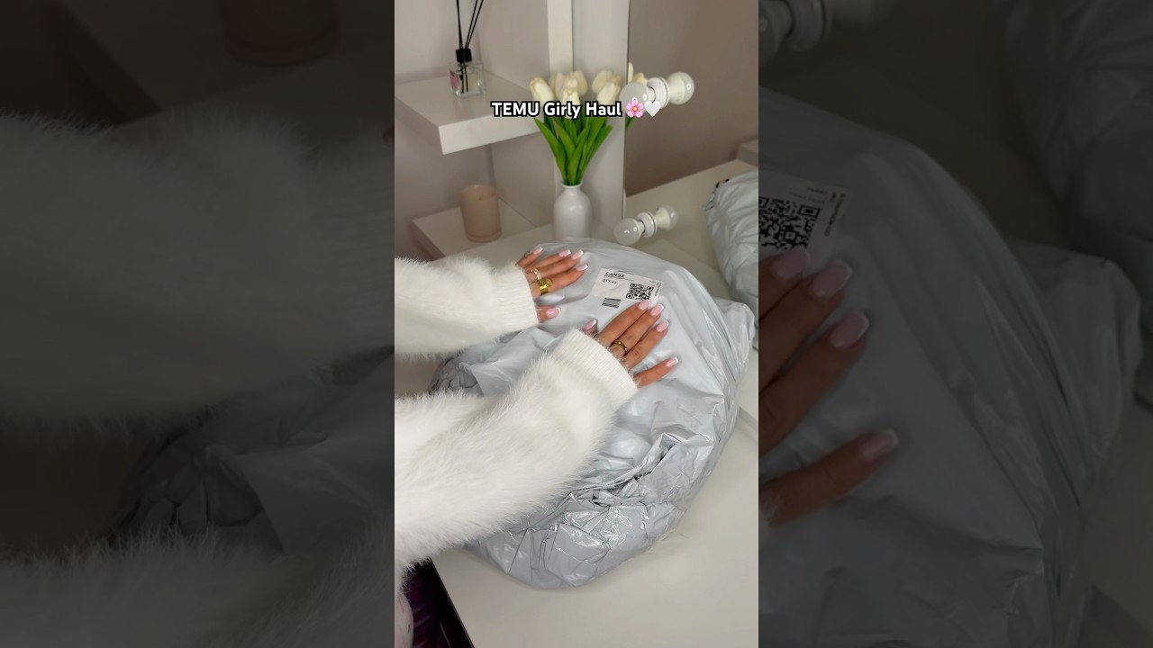 Girly Pink TEMU Haul 📦🤍💞✨🌸 #haul #temuhaul #pink