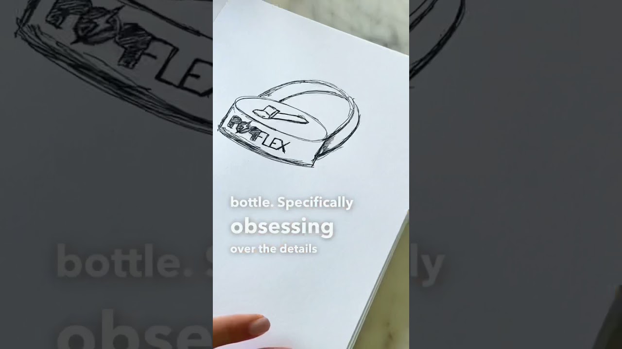 How I designed the ULTIMATE water bottle💧#shorts