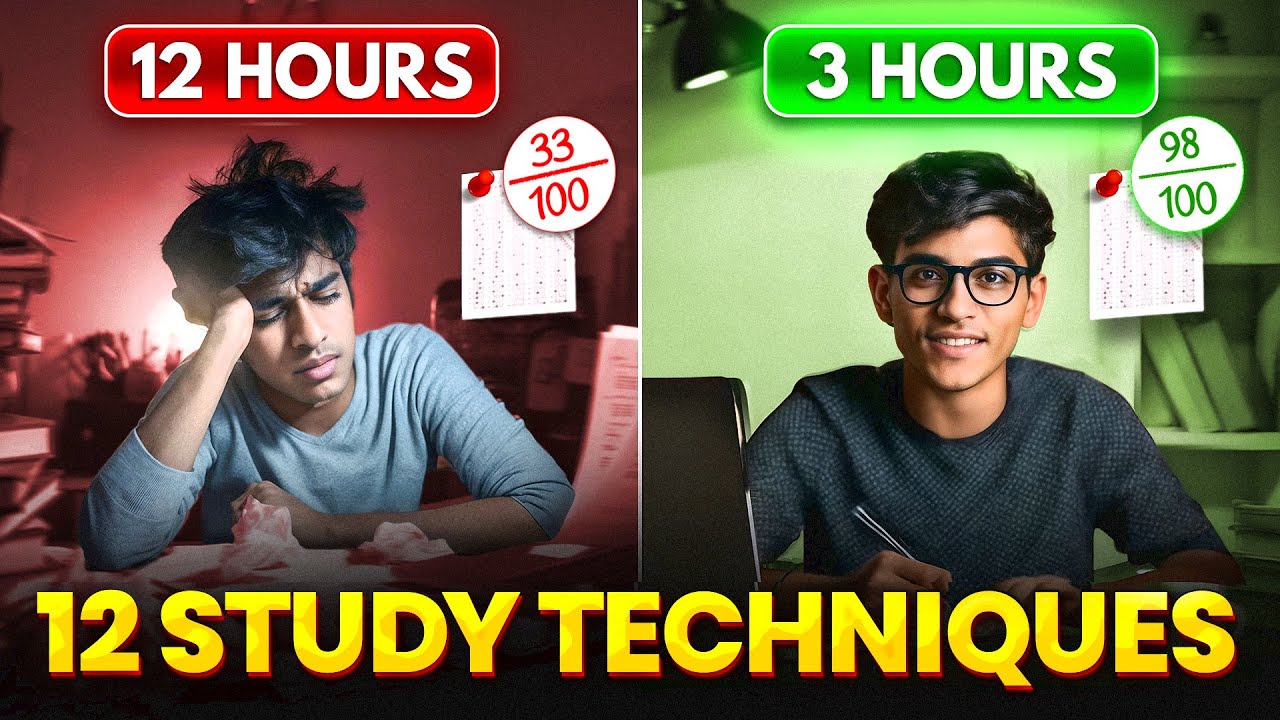 How to Study SMART?🤯 12 Scientific Study Techniques