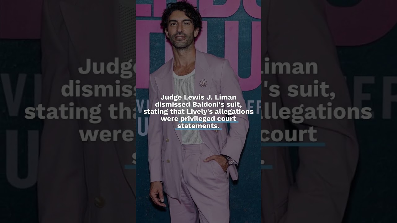 Justin Baldoni’s $400m countersuit against Blake Lively DISMISSED  #celebritynews