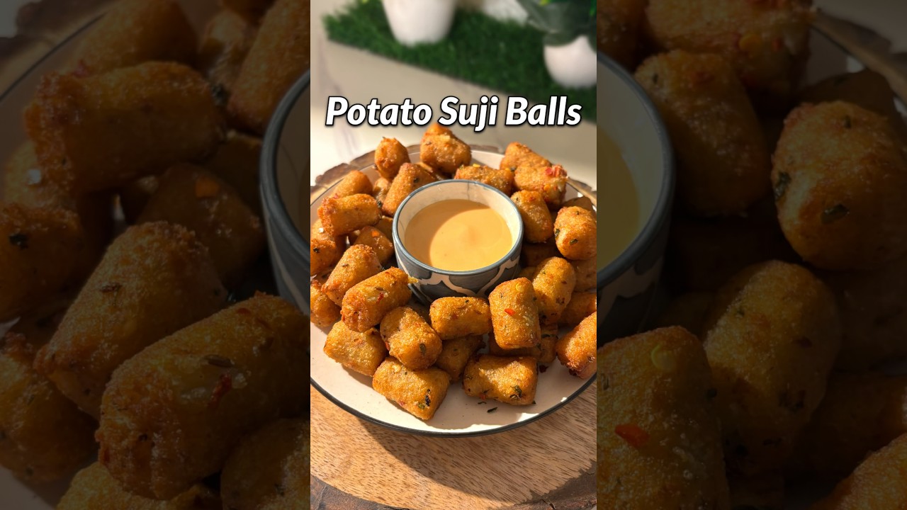 Suji Balls Recipe #potato #recipe #shorts
