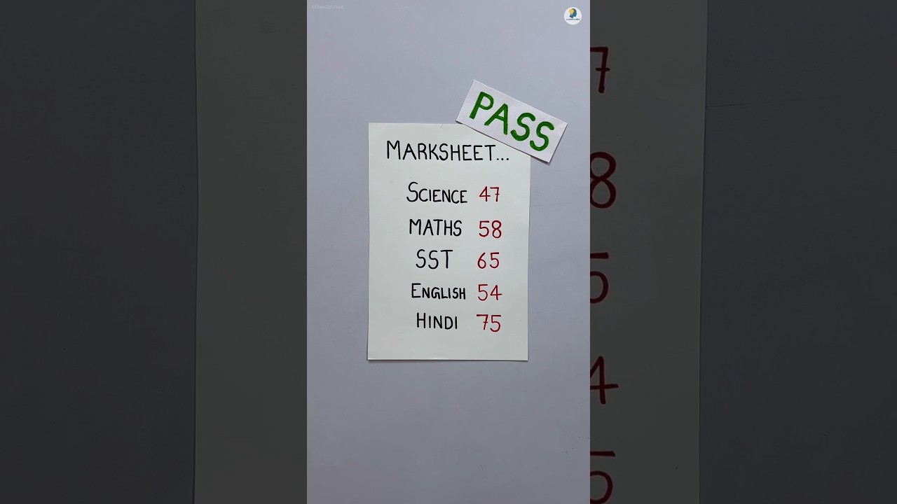 How I Passed Exams Without Studying 🤯Trick to Score Good Marks in Exams #studytips #exams
