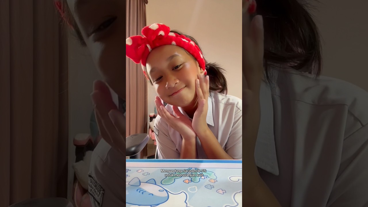 SKINCARE TIME WITH KEIKO #shorts#hildaxkeiko