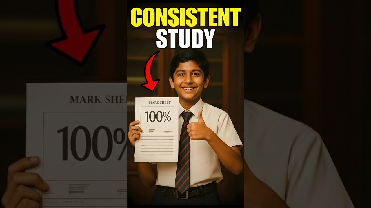 How to Study Consistent 📚🚀 #shorts #studytips