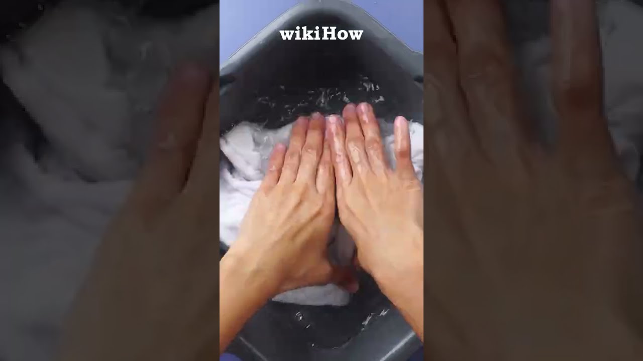 how to wash clothes by hand 🧼 #shorts