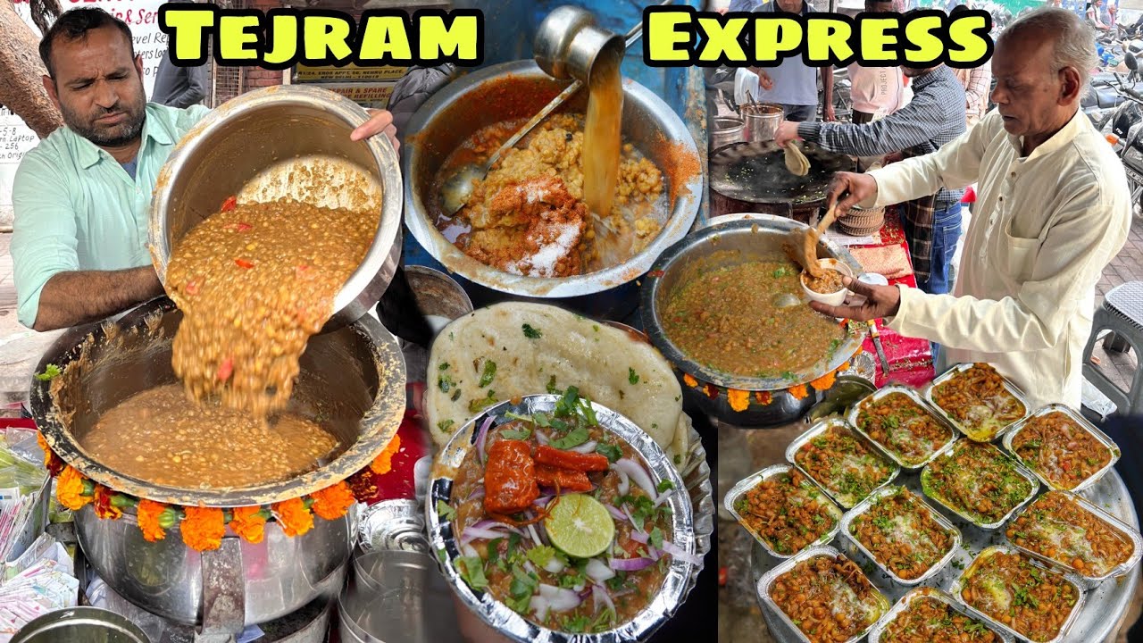 Tejram Ji Ke Superfast Chole Kulche At Nehru Place || Delhi Street Food