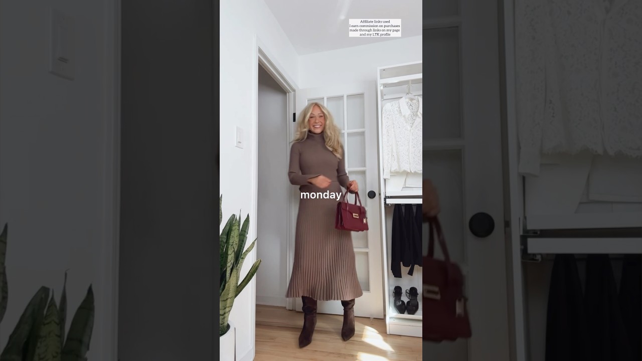 Work outfit ideas for the week! 💻☕️🗞️