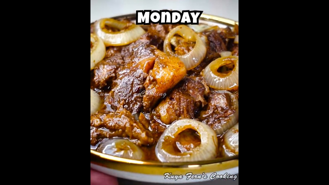 “7DAYS ULAM RECIPES”!!! WANT THE EXACT MEASUREMENTS FOR EACH? CHECK THE PINNED COMMENT.. 😉😊😁