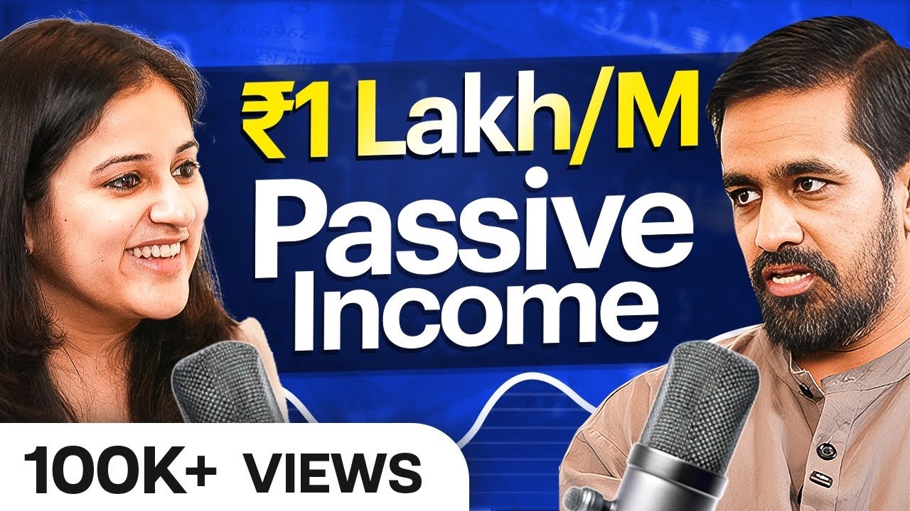 My Strategy for ₹1 LAKH/Month Passive Income – Common Man Story