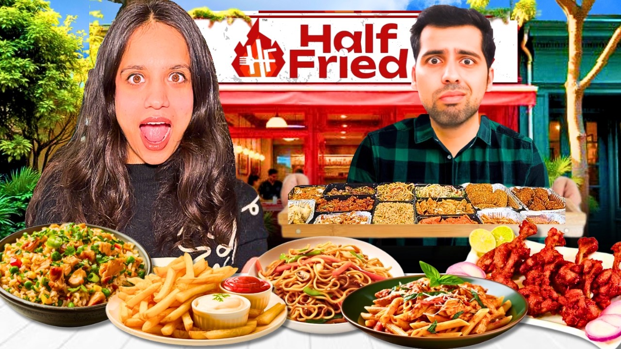 Rating ENTIRE MENU of  HALF FRIED Cloud Kitchen by Cravingsandcalories