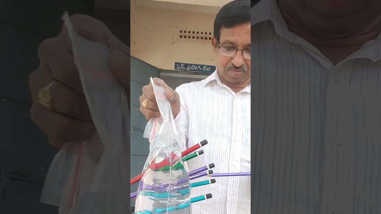 Leak Proof Water Bag – Pencil Trick #science #shortvideos