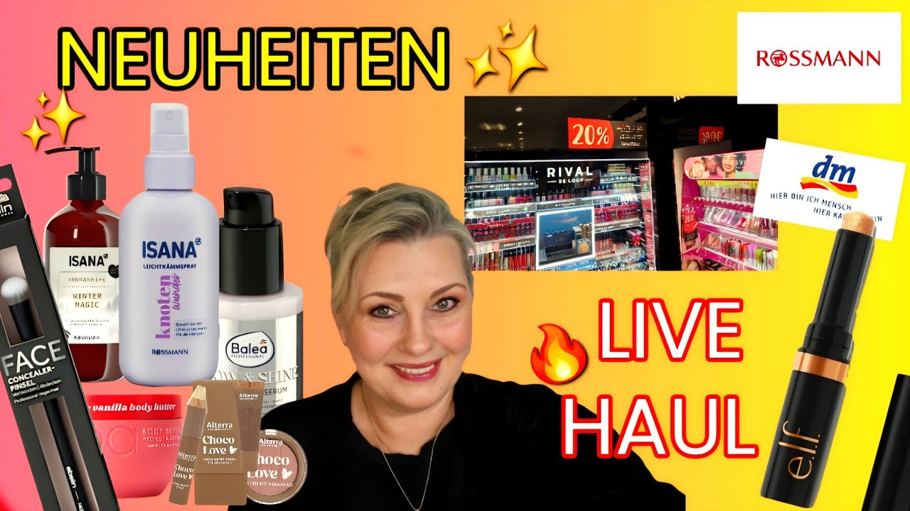 LIVE ROSSMANN UND DM NEUHEITEN HAUL |  Dezember 2025