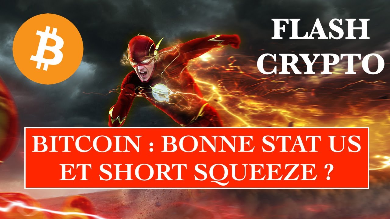 Flash CRYPTO ⚡️ Une bonne STAT US fait frissonner le BITCOIN et les ALTCOINS 🔥 Les shorts en SLIP 🤌