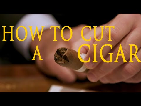 How To Cut A Cigar With Davidoff of London [Demo] #Shorts