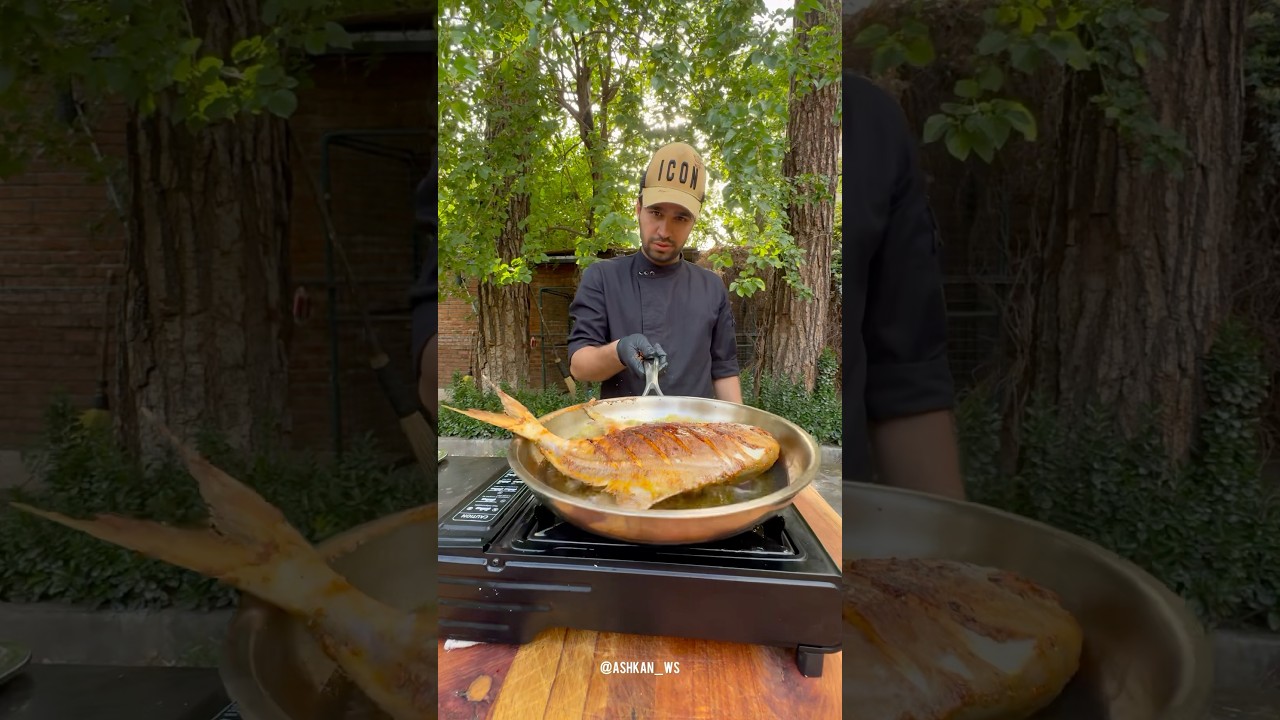 rice Silver pomfret fish🐟🍙#fish #cooking #food #recipes #shorts