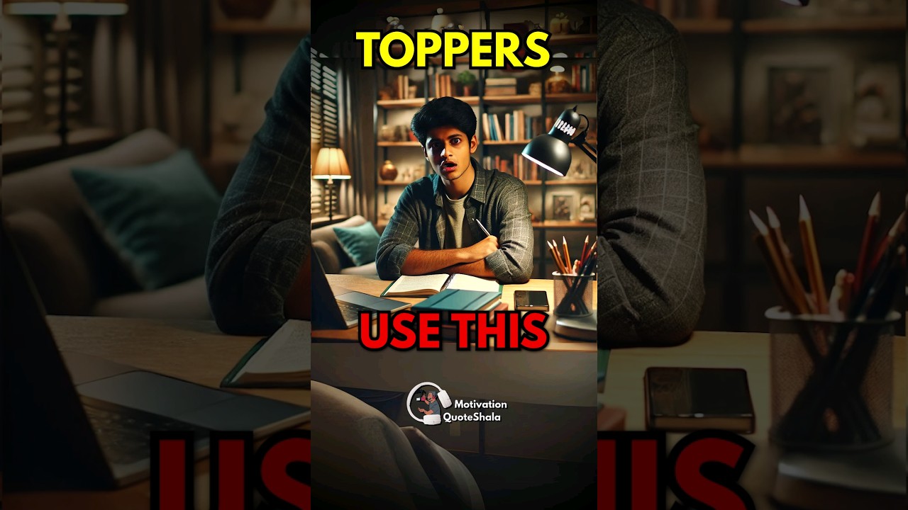 5 Secret Things on Topper’s Study Desk! 😱 Topper Tips #studytips #studymotivation