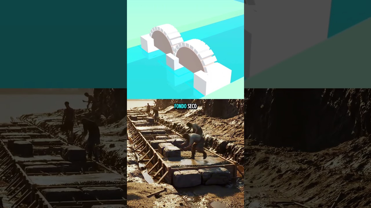 2️⃣ “Así Construían Puentes los Romanos… ¡Sin Máquinas! 😱 #history #antiguedad #curiosidades