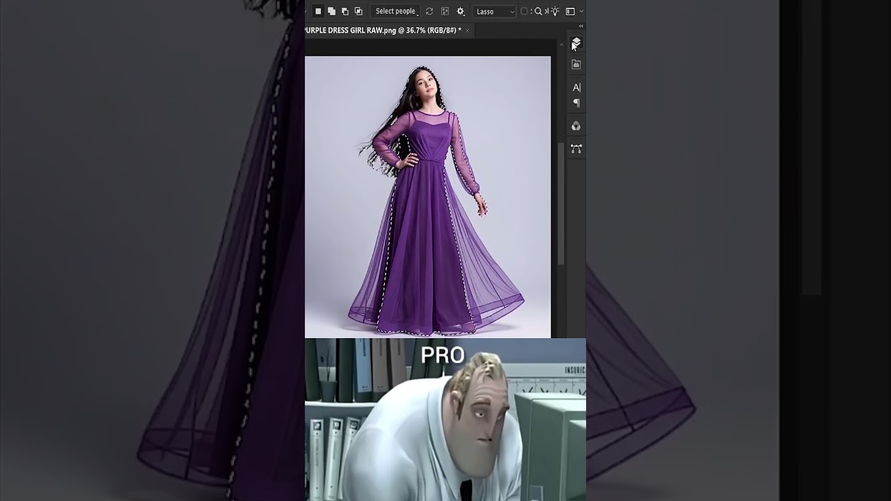 How to remove transparent background easily using Photoshop