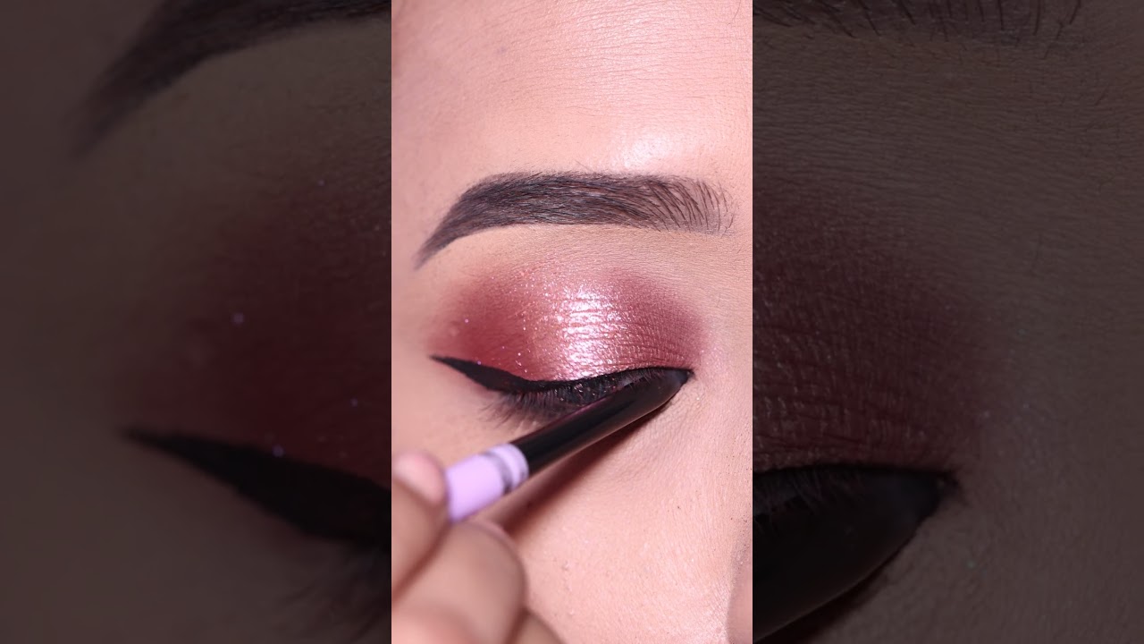 Simple HALO eye Makeup Tutorial || Shilpa #shorts