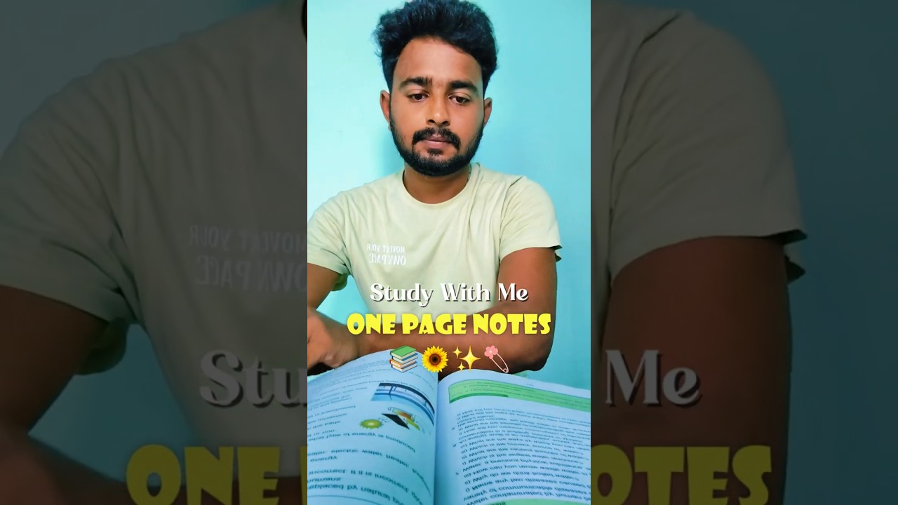 Study with me | One Page Notes | How to improve handwriting  #studymotivation #studytips #studytips