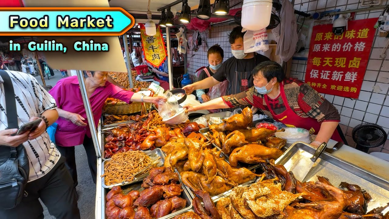 Cheap & Delicious Market in Guilin, China: Street Food Paradise Full of Local Eats