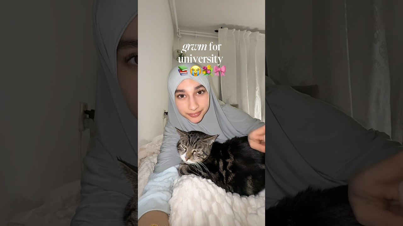 LATE FOR UNIVERSITY so grwm!😭📚#grwm #uni #university #college #skincare