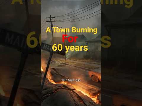 A Town that Burn for 60 Years🔥#history #shorts