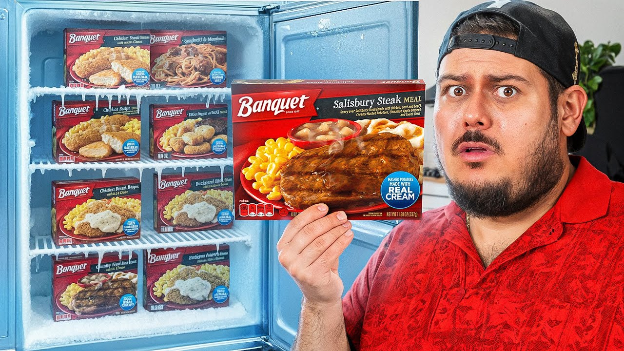 We ate EVERY Banquet Frozen Meal