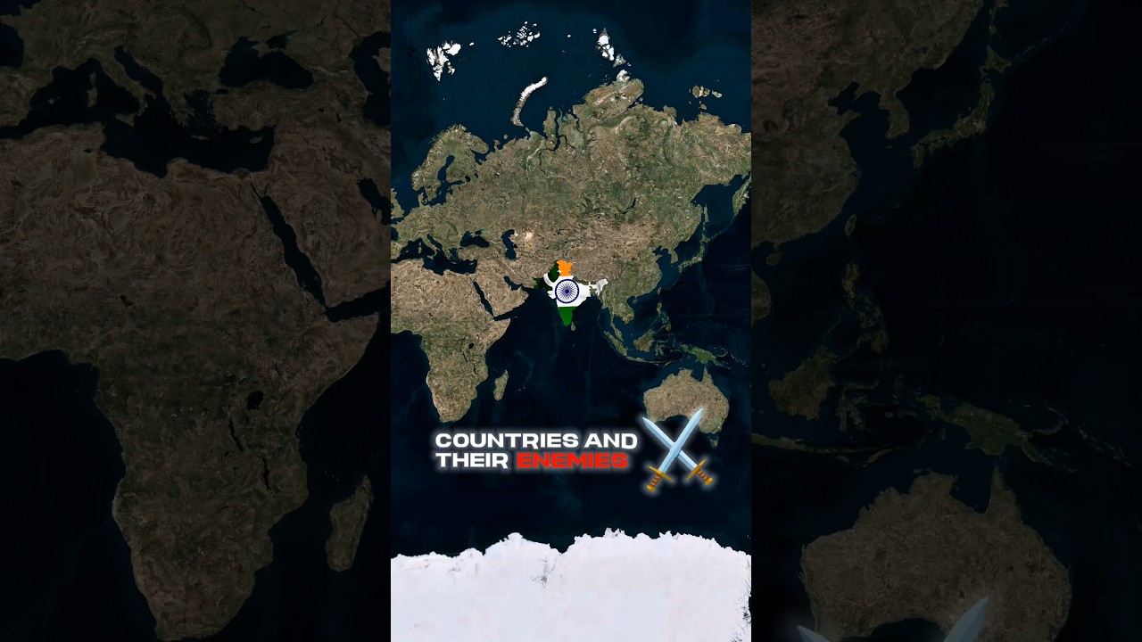 countries and their enemies⚔️ (தமிழ்) #shorts