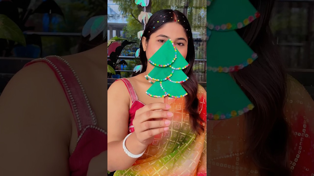 Paper Christmas Tree | Diy Christmas Tree Craft | Christmas Tree Making At Home #diy #christmas #how