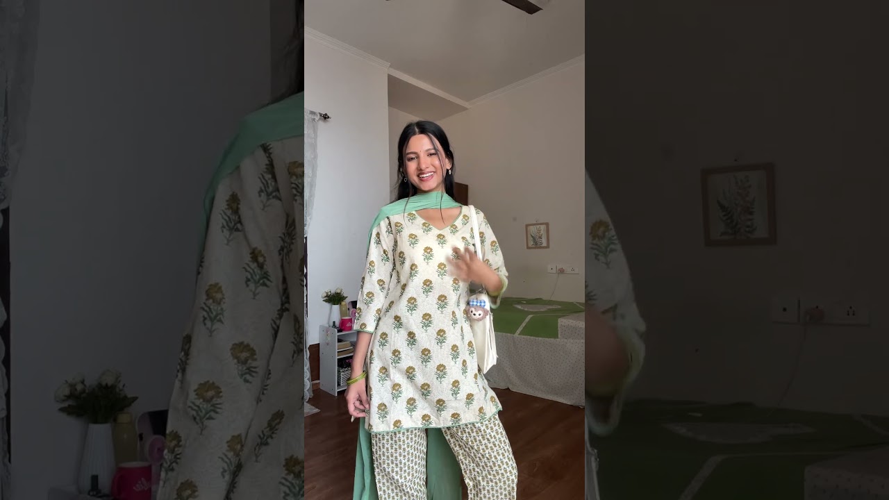 Kurta set haul✨ GRWM reel #voiceover #grwm #kurtaset #myntrahaul
