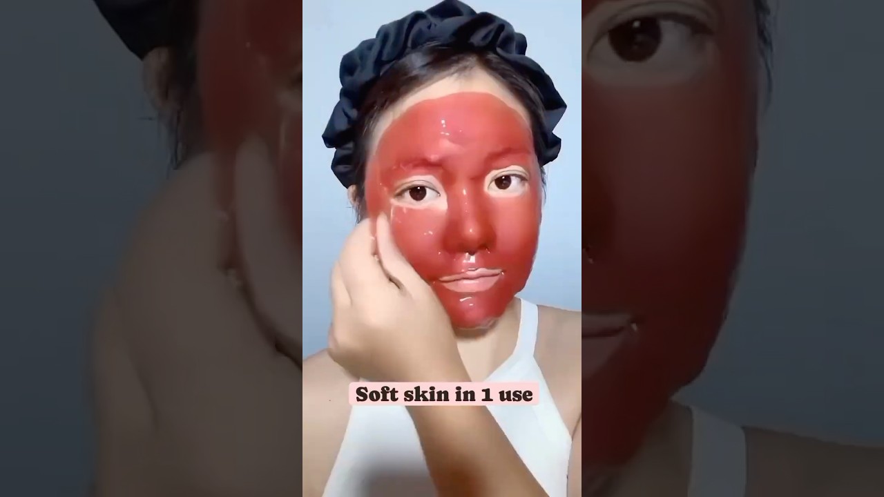 Watermelon 🍉 face mask for glowing skin ✨#skincare #ytshorts #shortsfeed