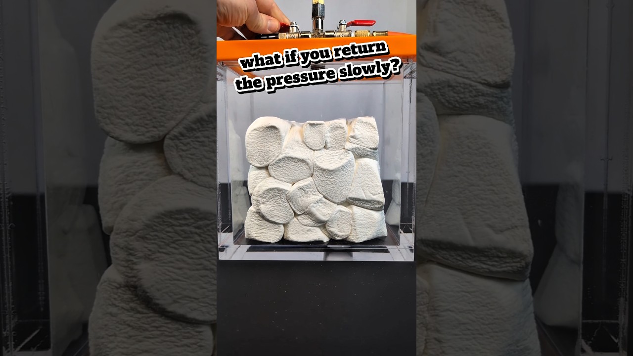 Fast vs. Slow Pressure Change 😬 #shorts #science