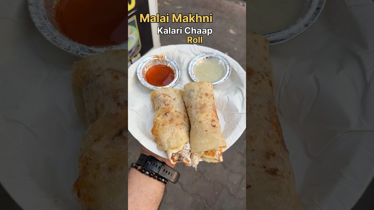 Chaap Roll | Jammu Famous Street Food Places | Jammu Food Blogger | Indian Street Food #shorts