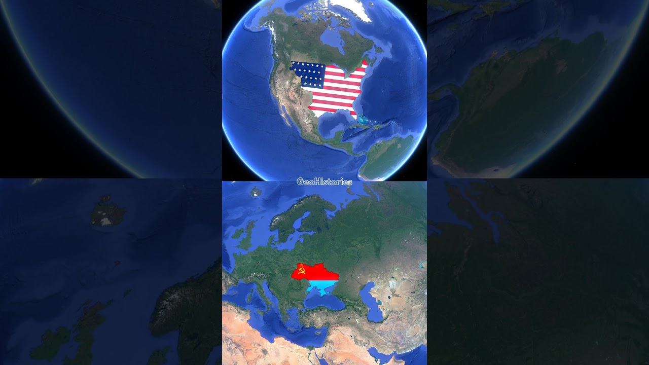 Evolution of Ukraine & United States #maps #history #historymap
